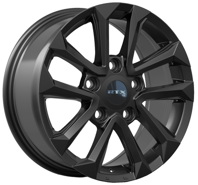 RTX Wheels - TY-07 - Black - Gloss Black - 18" x 8", 56 Offset, 5x150 (Bolt pattern), 110.10mm HUB