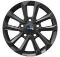 RTX Wheels - TY-07 - Black - Gloss Black - 18" x 8", 56 Offset, 5x150 (Bolt pattern), 110.10mm HUB