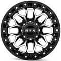 RTX Wheels - Zion - Black - Gloss Black Machined - 20" x 9", 20 Offset, 8x170 (Bolt pattern), 125.00mm HUB