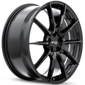 RTX Wheels - RS03 - Black - Gloss Black - 18" x 8", 40 Offset, 5x100 (Bolt pattern), 67.10mm HUB