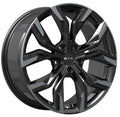 RTX Wheels - Venom - Black - Gloss Black Machined - 19" x 8", 45 Offset, 5x115 (Bolt pattern), 70.3mm HUB