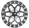 RTX Wheels - Zion - White - Gloss White with Black Spokes - 17" x 9", -15 Offset, 5x127 (Bolt pattern), 71.50mm HUB