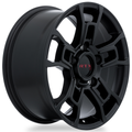 RTX Wheels - Rainier - Black - Satin Black - 18" x 8.5", 45 Offset, 5x150 (Bolt Pattern), 110.1mm HUB