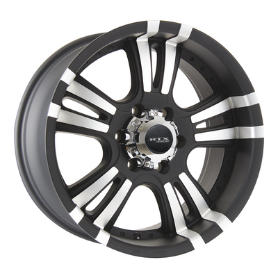 RTX Wheels - Roar II - Black - Black Machined - 17" x 9", 25 Offset, 6x139.7 (Bolt Pattern), 106.1mm HUB