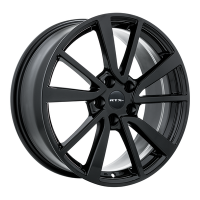 RTX Wheels - Rogue - Black - Gloss Black - 17" x 7", 35 Offset, 5x114.3 (Bolt Pattern), 66.1mm HUB
