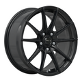 RTX Wheels - SL01 - Black - Gloss Black - 17" x 7.5", 40 Offset, 5x114.3 (Bolt Pattern), 73.1mm HUB