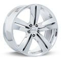 RTX Wheels - SMS - Chrome - Chrome (PVD) - 17" x 7.5", 40 Offset, 5x114.3 (Bolt Pattern), 73.1mm HUB