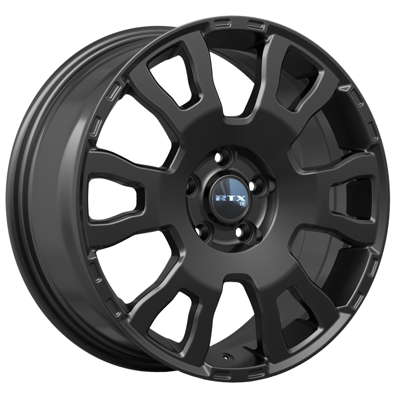 RTX Wheels - SU02 - Black - Satin Black - 17" x 7", 45 Offset, 5x114.3 (Bolt pattern), 56.10mm HUB