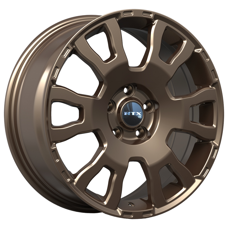 RTX Wheels - SU02 - Bronze - Satin Bronze - 17" x 7", 45 Offset, 5x114.3 (Bolt pattern), 56.10mm HUB