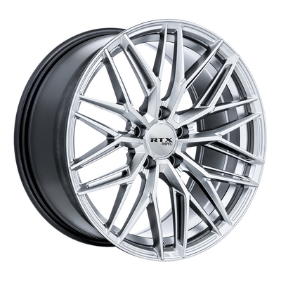 RTX Wheels - SW20 - Silver - Silver with Machined Face - 18" x 8.5", 45 Offset, 5x112 (Bolt Pattern), 66.6mm HUB