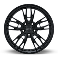RTX Wheels - Scepter - Black - Gloss Black - 17" x 7.5", 40 Offset, 5x114.3 (Bolt pattern), 73.1mm HUB