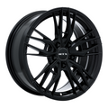 RTX Wheels - Scepter - Black - Gloss Black - 17" x 7.5", 40 Offset, 5x114.3 (Bolt pattern), 73.1mm HUB