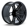 RTX Wheels - Slate - Black - Satin Black - 17" x 8", 25 Offset, 6x139.7 (Bolt Pattern), 106.1mm HUB