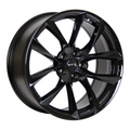 RTX Wheels - Spider - Black - Gloss Black - 19" x 8.5", 35 Offset, 5x120 (Bolt Pattern), 64.1mm HUB