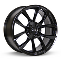RTX Wheels - Spider - Black - Gloss Black - 19" x 9.5", 45 Offset, 5x114.3 (Bolt pattern), 64.10mm HUB