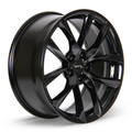 RTX Wheels - Spider - Black - Gloss Black - 19" x 8.5", 35 Offset, 5x114.3 (Bolt Pattern), 64.1mm HUB