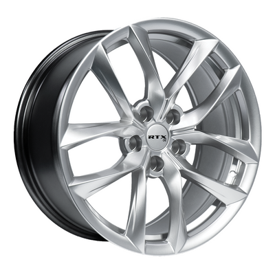 RTX Wheels - Spider - Silver - Hyper Silver - 18" x 8.5", 35 Offset, 5x114.3 (Bolt Pattern), 64.1mm HUB