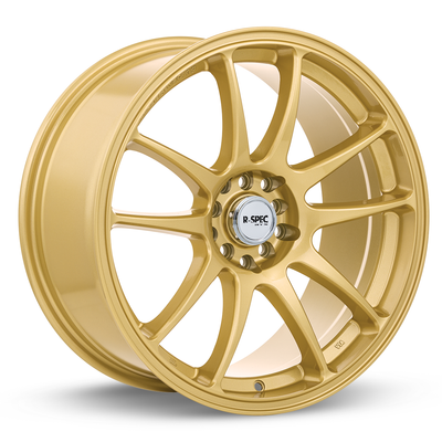 RTX Wheels - Stag - Gold - Gold - 18" x 8.5", 35 Offset, 5x100/114.3 (Bolt Pattern), 73.1mm HUB