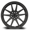 RTX Wheels - Stag - Black - Matte Black - 18" x 8.5", 35 Offset, 5x100/114.3 (Bolt Pattern), 73.1mm HUB