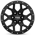 RTX Wheels - Storm - Black - Black Machined - 17" x 8.5", 20 Offset, 6x139.7 (Bolt pattern), 106.1mm HUB