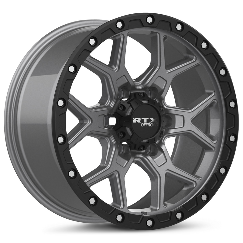 RTX Wheels - Storm - Gunmetal - 17" x 8.5", 20 Offset, 6x139.7 (Bolt pattern), 106.1mm HUB