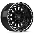 RTX Wheels - Striker - Black - Black Machined - 17" x 8.5", 10 Offset, 6x139.7 (Bolt pattern), 106.1mm HUB