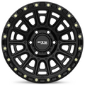 RTX Wheels - Striker - Black - Black Machined - 17" x 8.5", 10 Offset, 6x139.7 (Bolt pattern), 106.1mm HUB