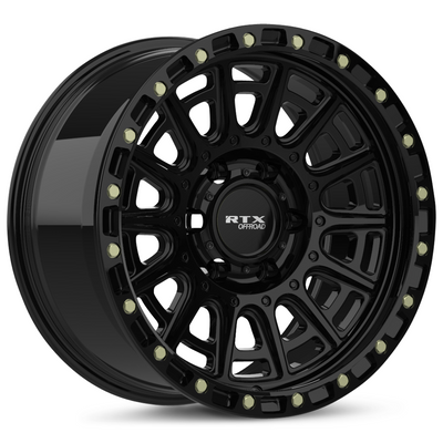 RTX Wheels - Striker - Black - Black Machined - 17" x 8.5", 10 Offset, 6x139.7 (Bolt pattern), 106.1mm HUB