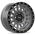 RTX Wheels - Striker - Gunmetal - 17" x 8.5", 10 Offset, 6x139.7 (Bolt pattern), 106.1mm HUB