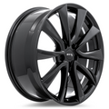 RTX Wheels - TS-01 - Black - Gloss Black - 19" x 8.5", 35 Offset, 5x114.3 (Bolt pattern), 64.1mm HUB