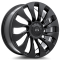 RTX Wheels - TS-02 - Black - Satin Black - 18" x 8.5", 35 Offset, 5x114.3 (Bolt pattern), 64.10mm HUB