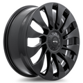 RTX Wheels - TS-02 - Black - Satin Black - 18" x 8.5", 35 Offset, 5x114.3 (Bolt pattern), 64.10mm HUB