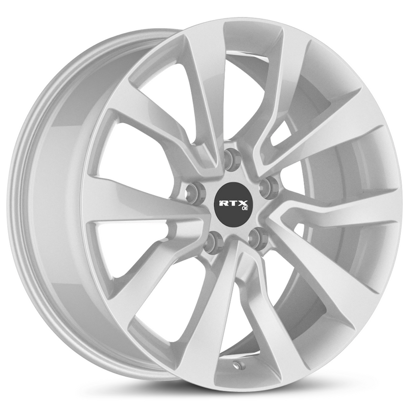 RTX Wheels - TS-04 - Silver - 18" x 8", 35 Offset, 5x114.3 (Bolt pattern), 64.1mm HUB