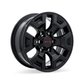RTX Wheels - TY-01 - Black - Satin Black - 16" x 7", 20 Offset, 6x139.7 (Bolt pattern), 106.1mm HUB