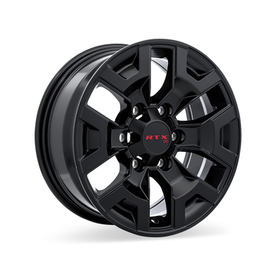 RTX Wheels - TY-01 - Black - Satin Black - 16" x 7", 20 Offset, 6x139.7 (Bolt pattern), 106.1mm HUB