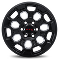 RTX Wheels - TY-03 - Black - Satin Black - 17" x 7.5", 35 Offset, 6x139.7 (Bolt pattern), 95.10mm HUB