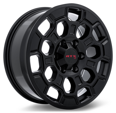 RTX Wheels - TY-03 - Black - Satin Black - 17" x 7.5", 35 Offset, 6x139.7 (Bolt pattern), 95.10mm HUB