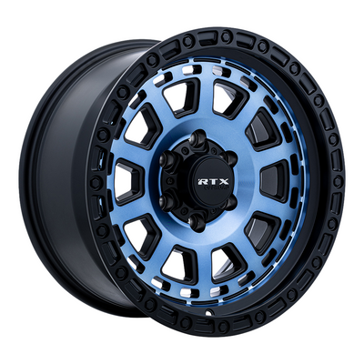 RTX Wheels - Titan - Midnight Blue with Black Lip - 18" x 9", -15 Offset, 5x127 (Bolt pattern), 71.5mm HUB
