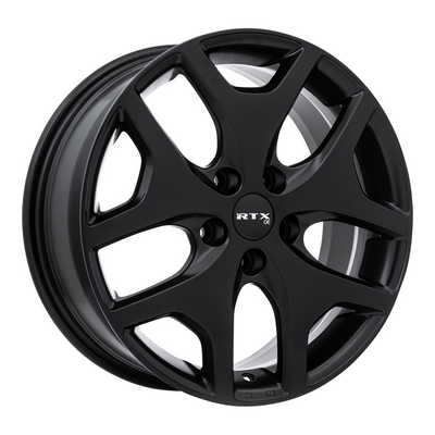 RTX Wheels - Ulsan - Black - Satin Black - 17" x 7", 38 Offset, 5x114.3 (Bolt Pattern), 67.1mm HUB