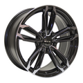 RTX Wheels - Ultra 5 - Black - Black Machined Grey - 18" x 8", 42 Offset, 5x114.3 (Bolt Pattern), 73.1mm HUB