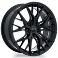 RTX Wheels - Valkyrie - Black - Gloss Black - 18" x 8", 38 Offset, 5x112 (Bolt Pattern), 73.1mm HUB