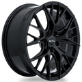 RTX Wheels - Valkyrie - Black - Gloss Black - 17" x 7.5", 40 Offset, 5x114.3 (Bolt Pattern), 73.1mm HUB