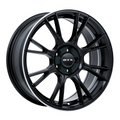 RTX Wheels - Vapor - Black - Black Machined - 18" x 8", 40 Offset, 5x114.3 (Bolt Pattern), 73.1mm HUB