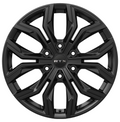RTX Wheels - Venom 6 - Black - Gloss Black - 19" x 8.5", 55 Offset, 6x120 (Bolt pattern), 67.10mm HUB