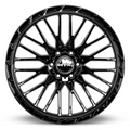RTX Wheels - Vice - Black - Gloss Black - 22" x 9", 18 Offset, 6x135/139.7 (Bolt pattern), 106.10mm HUB