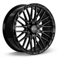 RTX Wheels - Vice - Black - Gloss Black - 20" x 9", 18 Offset, 6x135/139.7 (Bolt pattern), 106.10mm HUB