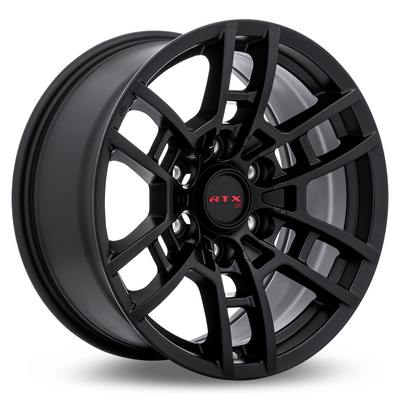 RTX Wheels - Hilux - Black - Satin Black - 17" x 8", 5 Offset, 6x139.7 (Bolt Pattern), 106.1mm HUB