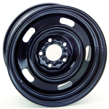 RSSW - Steel - Black - Black - 15" x 6", 7 Offset, 5x114.3 (Bolt Pattern), 71.5mm HUB