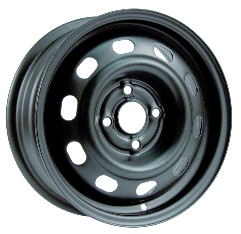 RSSW - Steel - Black - Black - 14" x 5.5", 45 Offset, 4x100 (Bolt Pattern), 56.1mm HUB