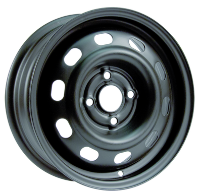 RTX Wheels - Steel Wheel - Black - 14" x 5.5", 45 Offset, 4x100 (Bolt pattern), 56.10mm HUB